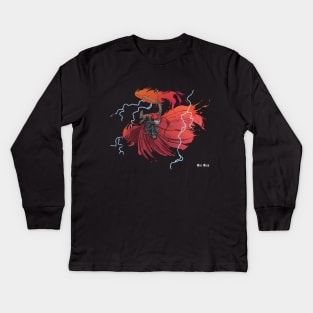 Slave Knight Gael Unofficial Design (Dark Souls) Kids Long Sleeve T-Shirt